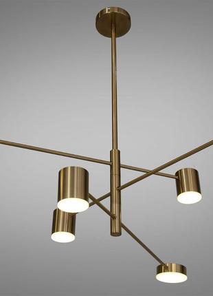 Люстра светодиодная diasha nicosia 30w бронза d302-6br
