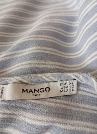 Блуза в смужку  mango suit2 фото