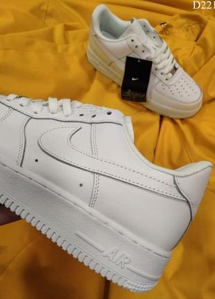 Nike air force low white (белые)4 фото