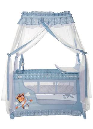 Манеж lorelli magic sleep (blue adventure) pro_32803 фото