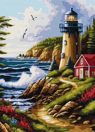 Картина за номерами "морський бриз" ©art_selena_ua kho2783 40х40 см