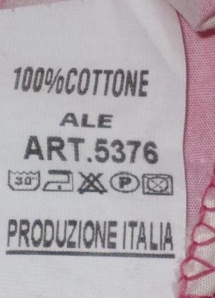 Розовое платье рубашка халат stella milani италия р-р 16-18 хлопок4 фото