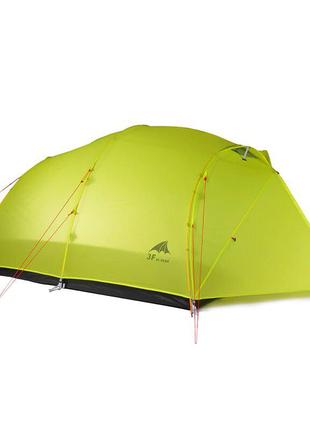 Палатка 3f ul gear qingkong 4 (4-местная) 15d nylon 3 season green pro_10800