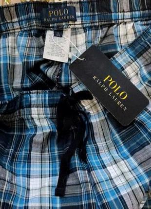 Polo ralph lauren l чоловічі фланелеві домашні піжамні штани2 фото