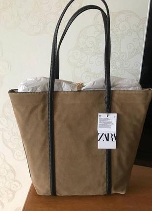 Сумка-шопер zara