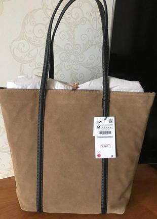 Сумка-шопер zara