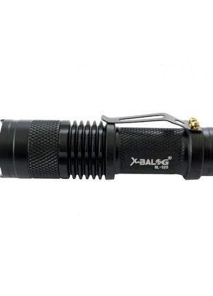 Тактический фонарь police bl 525 q5 99000w фонарик 300 lumen usb1 фото