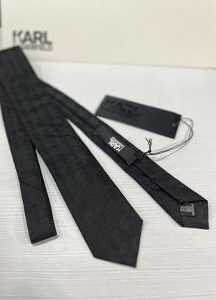 Новый монограмный галстук karl lagerfeld оригинал