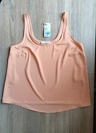 Літня майка блуза персикового кольору primark cares
