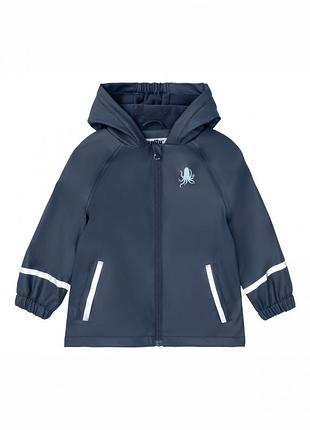 Куртка-дощовик на флісовій підкладці для хлопчика lupilu 378005 098-104 см (2-4 years) темно-синій