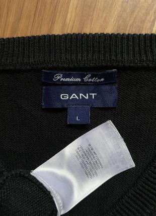 Gant - свитер чёрный мужской размер l3 фото
