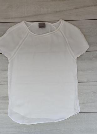 Базова блуза ошатна тонка білосніжна з мереживом vero moda p.s