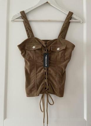 📎 топ вельветовий pretty 🤎