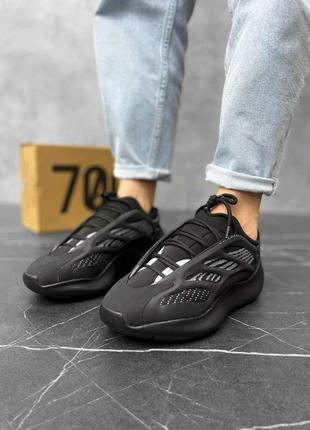 Скидки ‼️ женские демисезонные кроссовки yeezy boost 700 black / демисезонная женская обувь на весну, лето осень кроссы4 фото