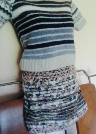 🔥 спідниця 🔥 юбка вовна букле італія міні коротка2 фото
