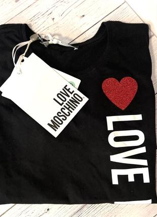 Футболка love moschino s-m 100% оригінал2 фото