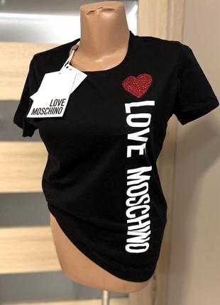 Футболка love moschino s-m 100% оригінал3 фото