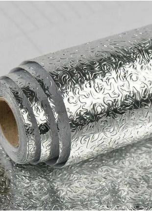 Водонепроницаемая самоклеящаяся фольга (40см х 5м) для кухонных поверхностей алюминиевая фольга pro_1256 фото
