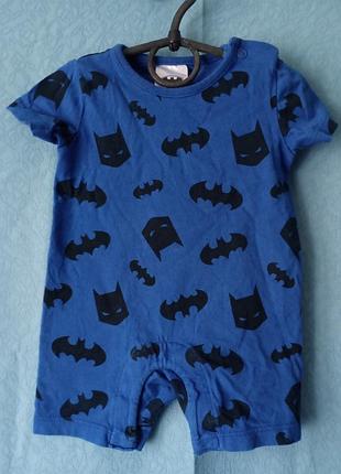 Ромпер трикотажний, пісочник batman до 3m/62