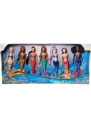 Коллекция из 7 модных кукол-русалок дисней mattel disney the little mermaid ultimate ariel sisters set 7 pack
