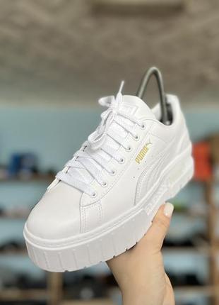 Жіночі кросівки на платформі puma mayze оригінал нові сток без коробки3 фото