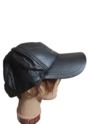 Бейсболка zara экокожа