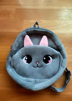 Детский мини рюкзак кролик1 фото
