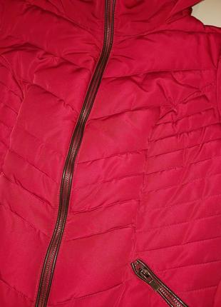 Курточка куртка красная женская пуховик reserved7 фото