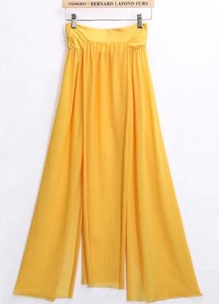 Пляжная юбка прозрачная женская универсальный оранжевый3 фото