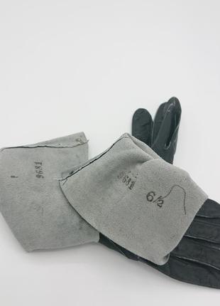 Шикарні довгі шкіряні рукавички без підкладки5 фото