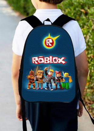 Рюкзак детский роблокс "roblox" 34х27см,городской ранец для мальчика с принтом