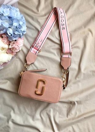 Акція!! жіноча сумка сумочка marc jacobs pink/grey lo