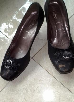 Gabor-шкіряні туфлі розмір 37,5 ( 4 1/2, 24,5см)1 фото