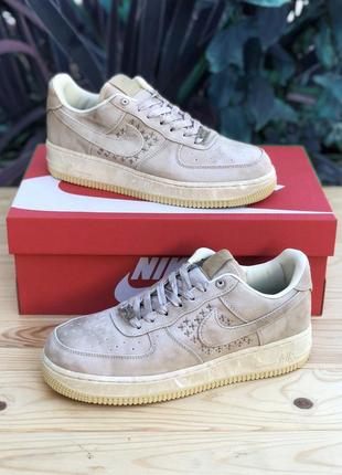 Жіночі кросівки nike air force 1 low beige найк форс бежевого кольору