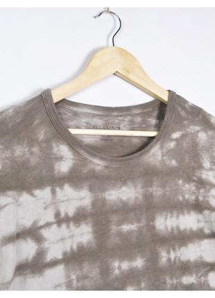 Allsaints m / легка бавовняна фабрично фарбована базова футболка tie-dye2 фото