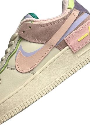 🔥жіночі кросівки nike air force 1 shadow beige pink w8 фото