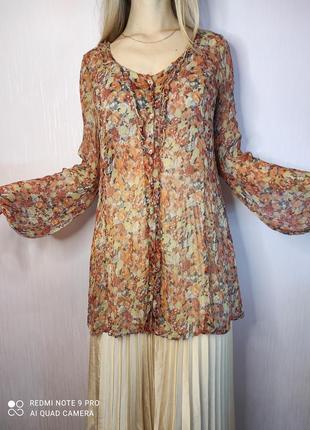 Шовкова блуза блузка сорочка tandem люкс бренд шовк шелковая10 фото