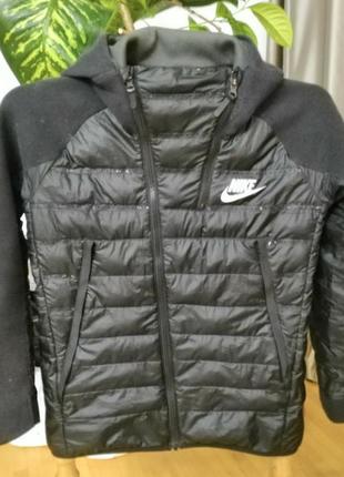 Мікро пуховик nike xl чорний микро пуховик nike xl чорный