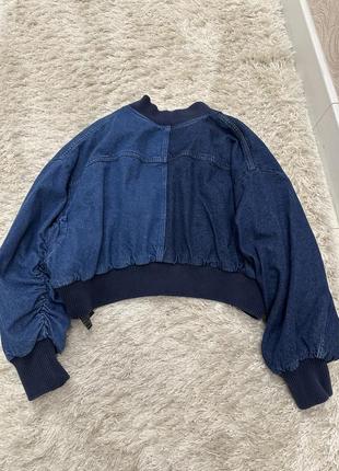 Куртка бомбер жіночий zara новий розмір m-l з біркою3 фото