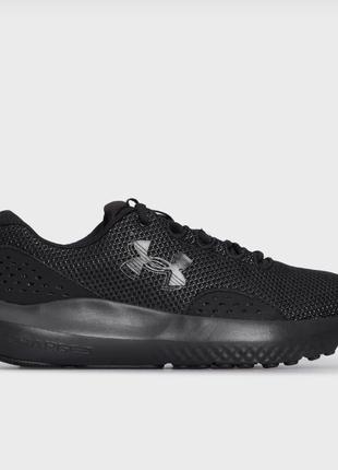 Under armour чоловічі чорні кросівки ua charged surge 4