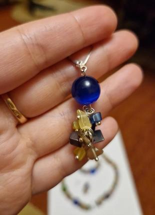 Комплект намисто, браслет і сережки, біжутерія тюсо5 фото