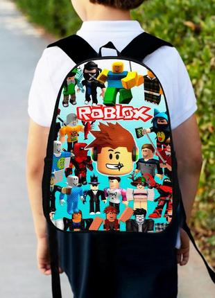 Рюкзак детский роблокс "roblox" 34х27см,городской ранец для мальчика с принтом