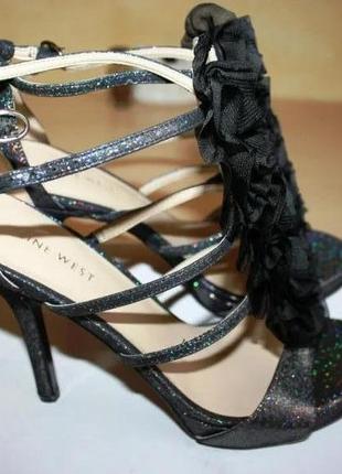 Босоножки nine west на шпильке р.38 / us 7.5 по супер цене!