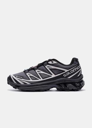 Salomon xt-6 gray gore-tex1 фото