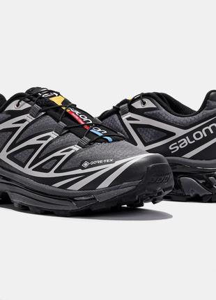 Salomon xt-6 gray gore-tex7 фото