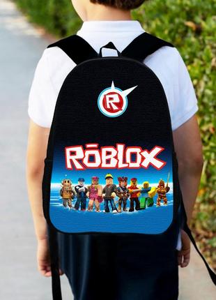 Рюкзак детский роблокс "roblox" 34х27см,городской ранец для мальчика с принтом