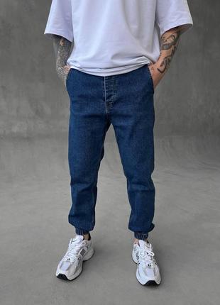 Чоловічі джинси, джинси джогери на манжетах1 фото
