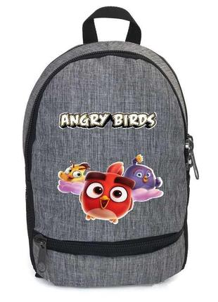 Рюкзак angry birds 0010 подростковый cappuccino toys (ang 0010-gry) серый