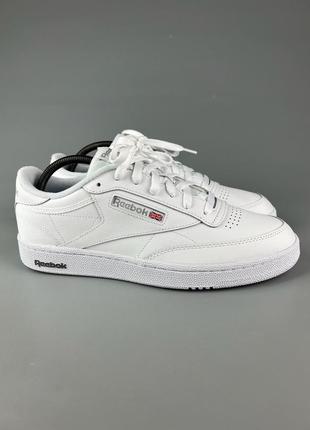 Фірмові шкіряні кросівки reebok club с 85