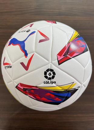 Футбольный мяч puma orbita la liga бесшовный мяч для игры в футбол пума орбита 🎁 в подарок игла и сетка2 фото